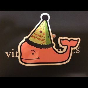 Vineyard vines birthday sticker